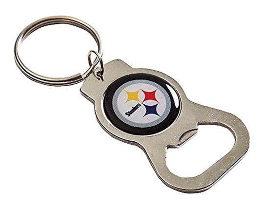 Team Sports America C307806 Pittsburgh Steelers Bottle Opener, Silver Fielders Choice