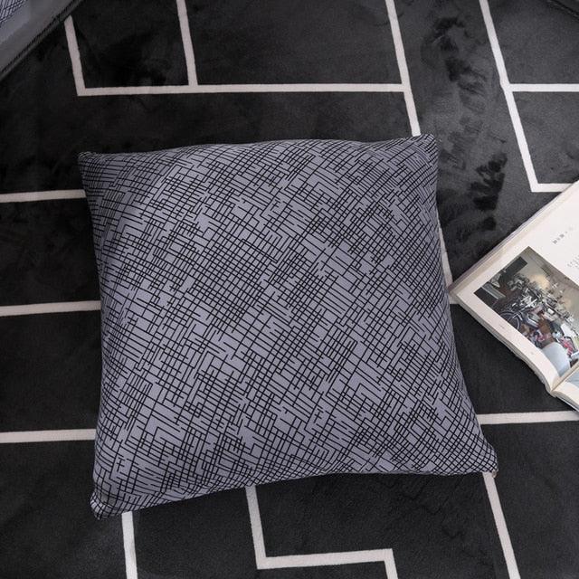 Modern Floral Pillow Cover Matching Sofa Pillowcases Decorative Cushion Covers For Couch Sofa Home Office Throw Pillow Covers Modern Pretty White Floral Hand Couch Sofa Decorative Pillow Cases Cushion Home Decor 2 pieces 45*45cm Stevvex