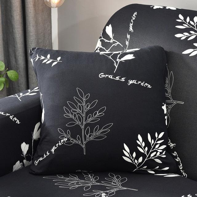 Modern Floral Pillow Cover Matching Sofa Pillowcases Decorative Cushion Covers For Couch Sofa Home Office Throw Pillow Covers Modern Pretty White Floral Hand Couch Sofa Decorative Pillow Cases Cushion Home Decor 2 pieces 45*45cm Stevvex