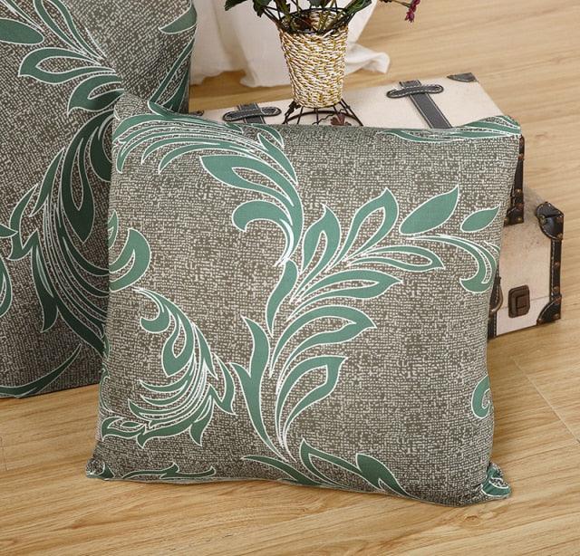 Modern Floral Pillow Cover Matching Sofa Pillowcases Decorative Cushion Covers For Couch Sofa Home Office Throw Pillow Covers Modern Pretty White Floral Hand Couch Sofa Decorative Pillow Cases Cushion Home Decor 2 pieces 45*45cm Stevvex