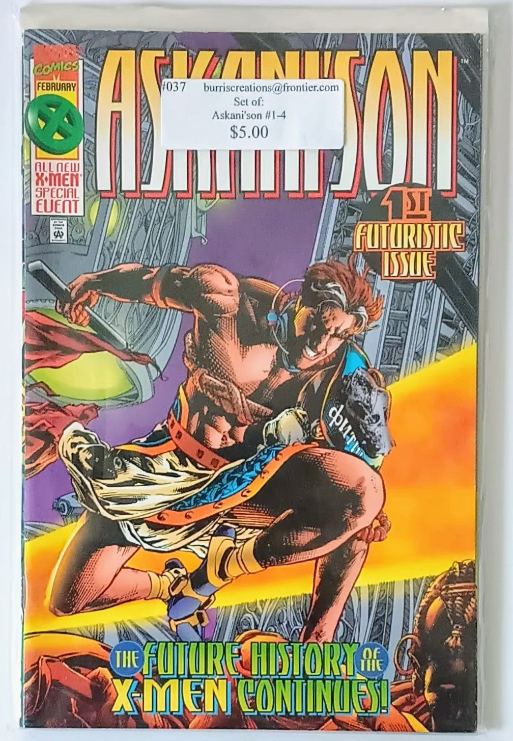 Comic Book Set: Askani'son #1-4, Marvel Comics burriscomics