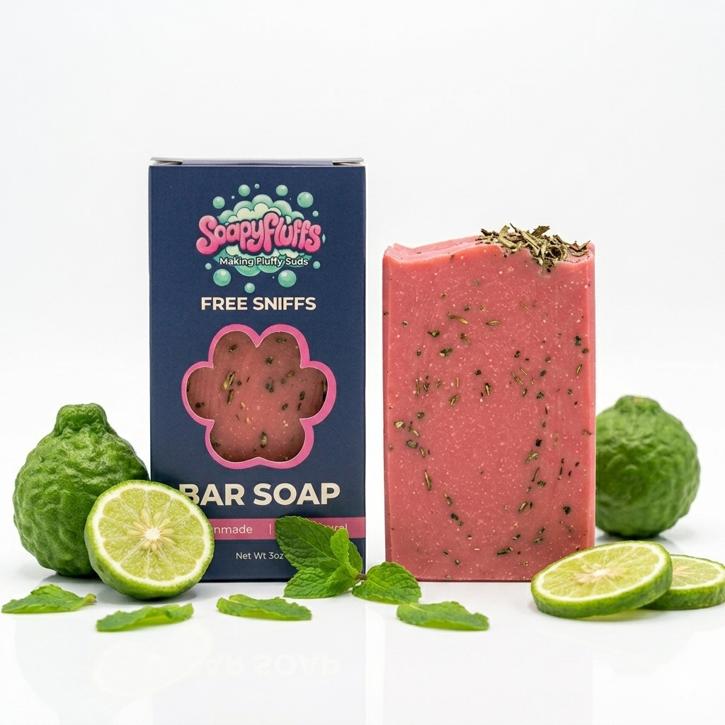 Energize Artisan Soap – Spearmint & Lemon | Refreshing Handmade Bar Soapyfluffs