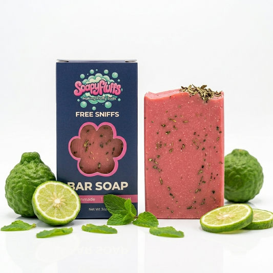 Energize Artisan Soap – Spearmint & Lemon | Refreshing Handmade Bar Soapyfluffs