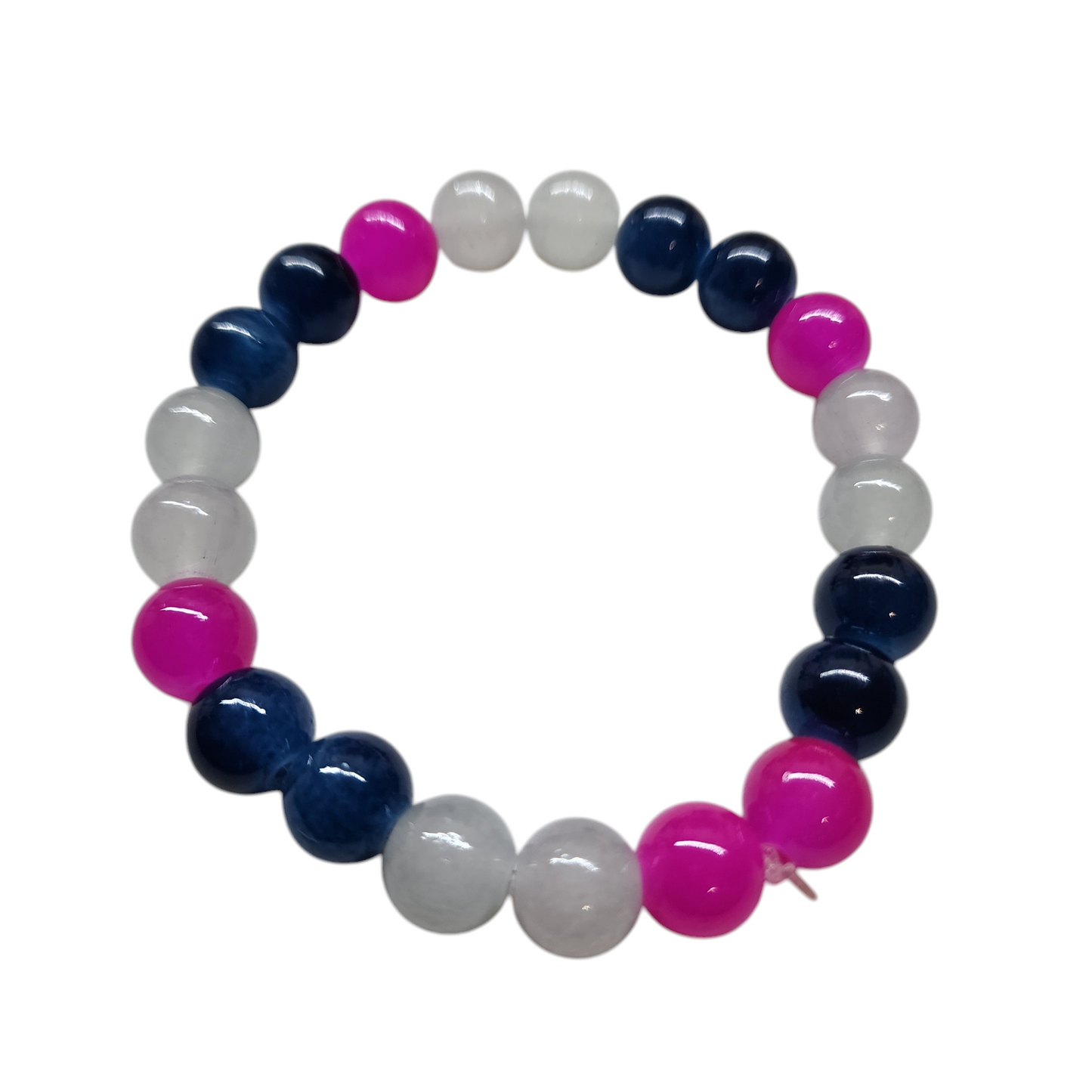 Pink and Blue Friend Bracelet