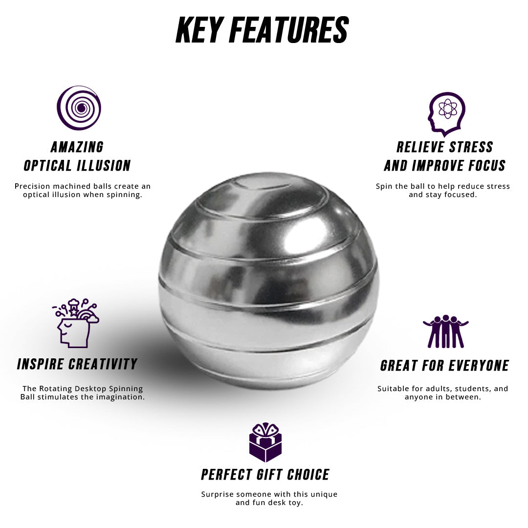 Rotating Desktop Spinning Ball DC-eterus