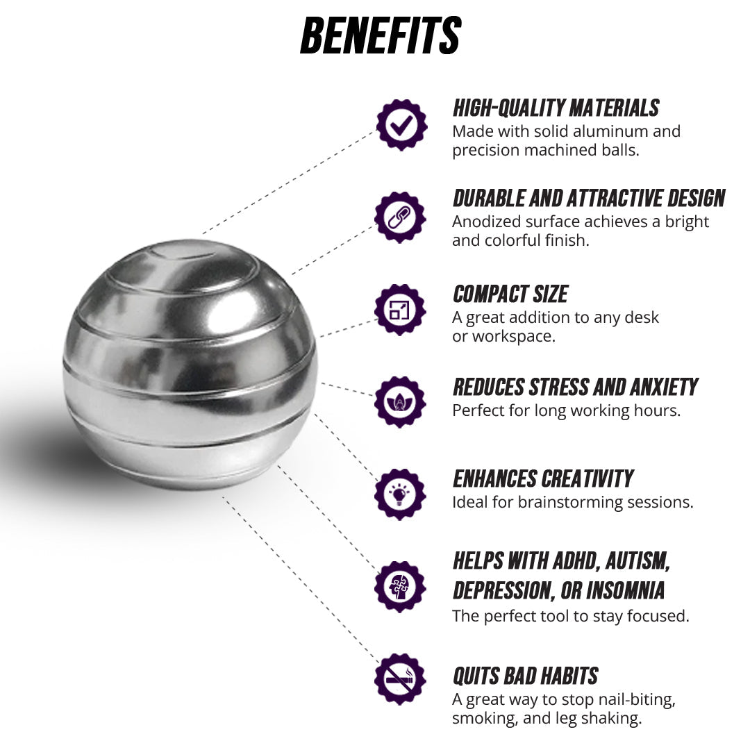 Rotating Desktop Spinning Ball DC-eterus