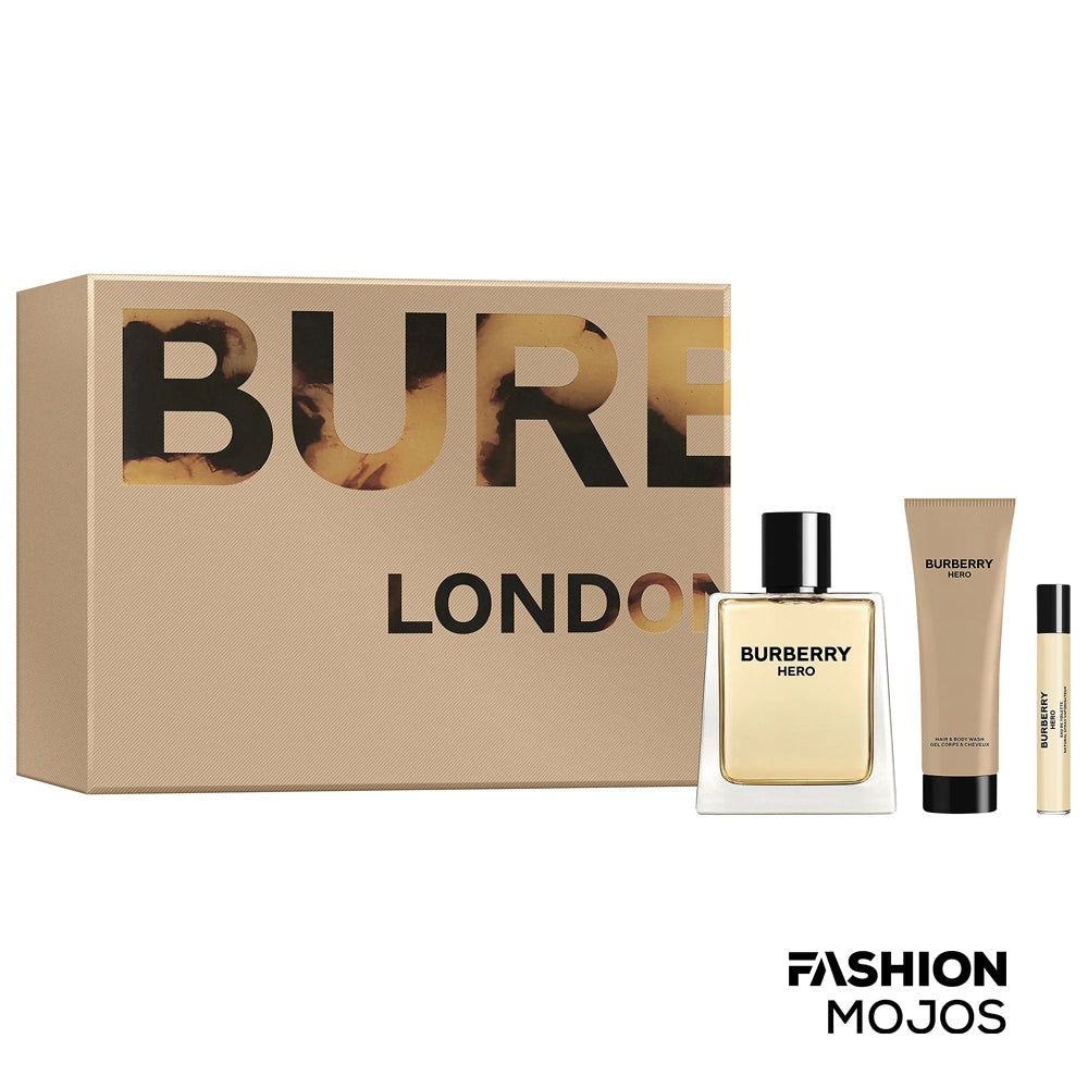 Burberry London Hero 3 Piece Gift Set for Him
