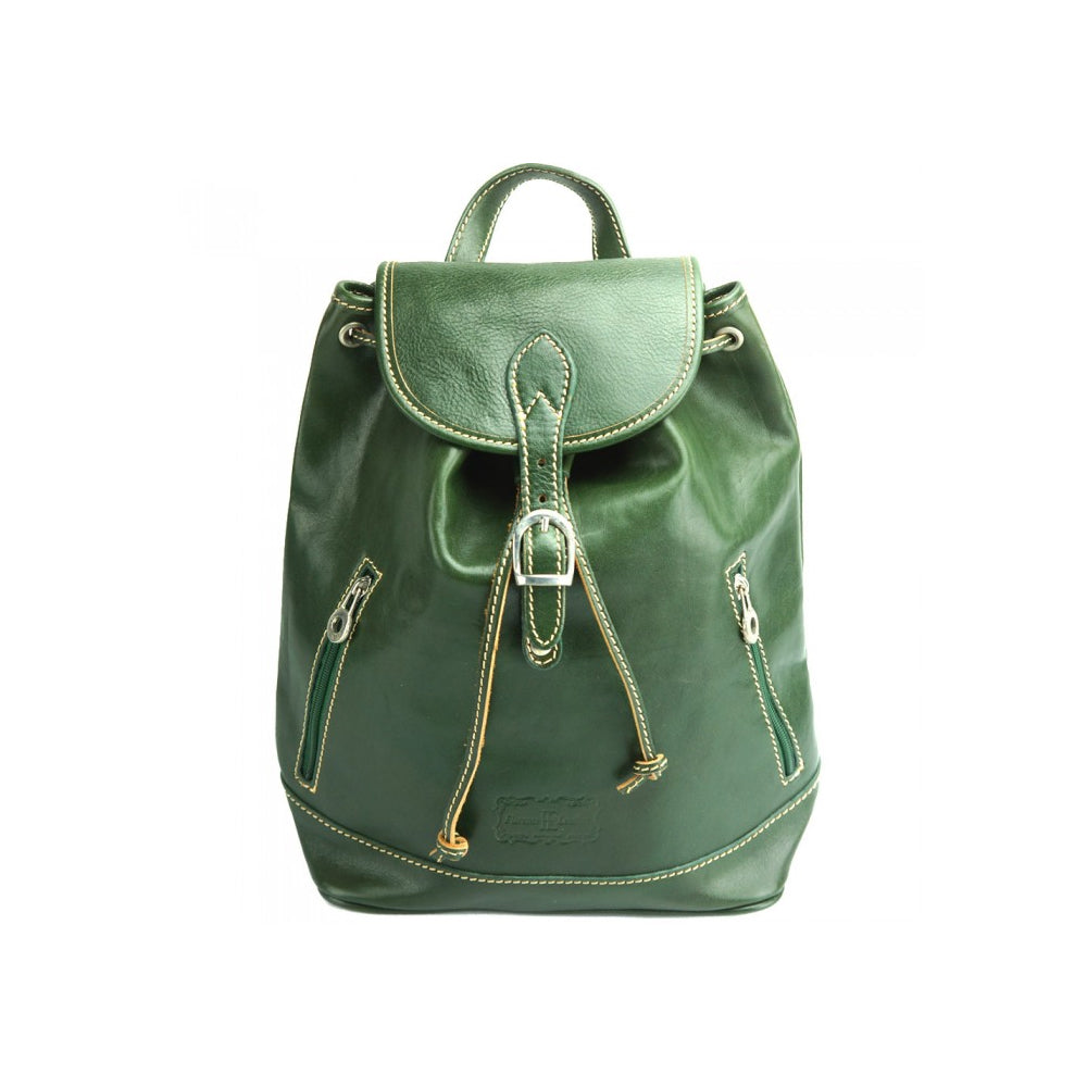 Luminosa Leather Backpack Purse