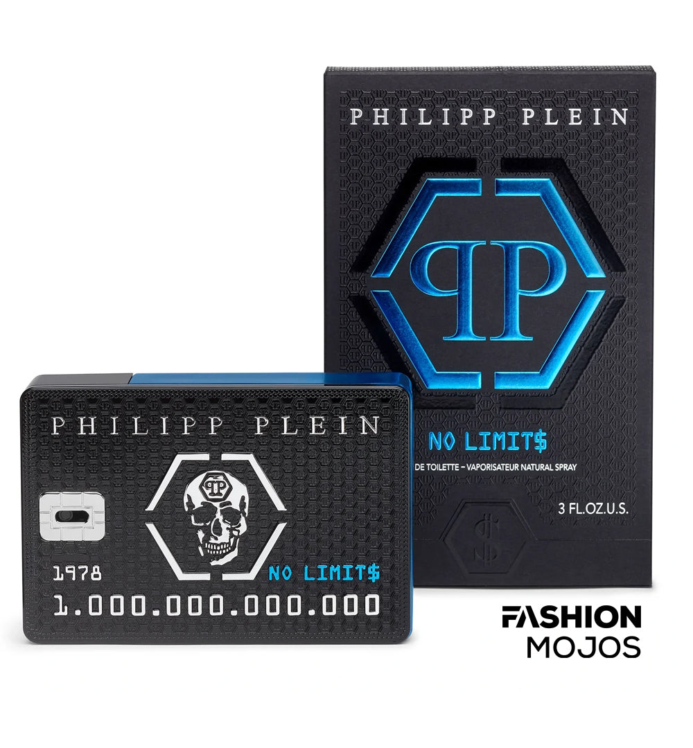 Philipp Plein No Limit$ Plein Super Fre$h 3.0 oz EDT for men (Blue)